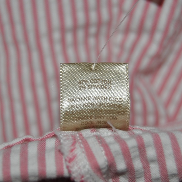 New ANN TAYLOR Seersucker Scalloped Shorts NWT E3 - Picture 7 of 8